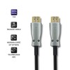 Qoltec HDMI 2.0 kabelis A vyr. – A vyr., 30 m