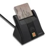 QOLTEC Smart chip ID kortelių skaitytuvas USB 2.0 Plug&Play vertikalus