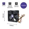 QOLTEC 50714 ForceFan 6000 RPM ventiliatorius 120mm 12V