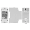 QOLTEC 50899 vienfazis elektroninis energijos suvartojimo matuoklis 230V LCD 2P DIN bėgis