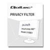 Qoltec 51061 Privatumo filtras 24" | 16:10