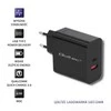 QOLTEC 51716 Įkroviklis 63W 5-20V 1.5-3A USB tipas C PD USB QC 3.0 Juodas