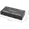 „Qoltec“ aktyvus skirstytuvas 2 x HDMI 4K x 2K | 3.4 Gb/s | Didelis stabilumas