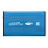 QOLTEC išorinio kietojo disko dėklas HDD/SSD 2.5" SATA3 USB 3.0 Mėlyna