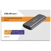 Qoltec 52271 Korpusas NV2271, skirtas M.2 SSD diskui | SATA | NVMe | USB-C | 2TB