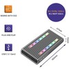 Qoltec 52272 Disko M.2 SSD korpusas | SATA | NVMe | RGB LED | USB-C | 4 TB