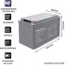 QOLTEC 53038 Qoltec Baterija AGM 12V 100Ah max.30A