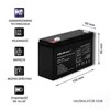 QOLTEC AGM baterija 6V 12Ah