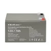 QOLTEC 53076 AGM baterija 12V 7Ah maks. 105A apsauga