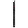QOLTEC 53995 Apsauga nuo viršįtampių RACK 19 16A 1U PDU 6xSCHUKO 2m