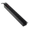 QOLTEC 53995 Apsauga nuo viršįtampių RACK 19 16A 1U PDU 6xSCHUKO 2m