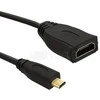 Qoltec Adapteris HDMI A moteriškas | Micro HDMI D vyriškas | 0,2 m