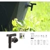 Prosperplast kranelis lietaus vandens talpai CANTAP 1, juodas