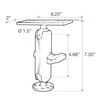 Ram Mounts UNPKD RAM UNIVERSALUS ELEKTRONINIS MONT
