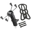 Ram Mounts Laikiklis - RAM X-Grip Didelis Su Motociklo Vairo Spaustuku