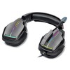 REAL-EL GDX-7780 SURROUND 7.1 žaidimams ausinės su mikrofonu ir RGB backlight, juodas