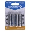Baterija - „everActive Ni-MH R6 AA“ 2000 mAh „Sidabrinis Line 1.2V“