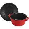 Staub La Cocotte apvalus ketaus troškinimo indas -- 3 VIENŲ RINKINYS