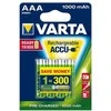 VARTA HR03 AAA Recharge Accu Power 1000 mAh 05703 Rechargeable batteries 4 pc(s) Žalias, Geltona
