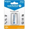 everActive Sidabrinis linija paruošta naudojimui 9V 250mAh akumuliatorius, 1 vnt.