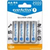 Baterija - „everActive Ni-MH R6 AA“ 2000 mAh „Sidabrinis Line 1.2V“