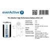 everActive LR14 C baterijos techninės specifikacijos