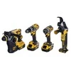Įrankių rinkinys DeWalt (DCG405 + DCH273 + DCD796 + DCF887); 18 V; 3x5,0 Ah akum.