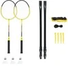 Nils Extreme Badmintono rinkinys Nils NRZ262, aliuminis, 2 raketės, 3 badmintono plunksniukai, tinklas 600 x 60 cm, dėklas