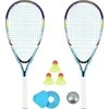 Nils Extreme Greitojo badmintono rinkinys Nils NRS005, 2 raketės, badmintono plunksniukai, žymekliai, kamuoliukas, dėklas