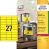 Avery Zweckform Heavy Duty Atsparus vandeniui Labels 63,5 x 29,6 mm geltona (L6105-20)