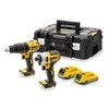 DeWALT Akumuliatorinių įrankių komplektas DCK2060D2T-QW 18V 2x2.0Ah TSTAK II