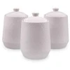 Rinkinys 3 POJEMNIKÓW CERAMICZNYCH NA KAWĘ HERBATĘ I CUKIER MAESTRO Baltas MR-20002-03CS