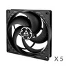 Arctic Cooling ARCTIC P14 Value Pack Kompiuterio korpusui Ventiliatorius 14 cm Juoda