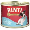 Šunų Maistas - RINTI Gold Paukštienos Širdelės Drėgnas Maistas 185g Be Grūdų