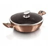 WOK PUODAS GRANITAS 28cm 3,8L BERLINGER HAUS METALLIC LINE ROSE GOLD BH-1519N
