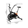 Oro pasipriešinimo dviratis treniruoklis MP6540 AIR BIKE HMS