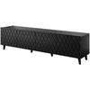 Laikiklis Cama Meble TV Spintelė - RTV Spintelė Asti 200x42x52 Matinė Juoda