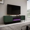 Laikiklis Cama Meble Elektrinis Židinys - Onda 180,5x40xH58,39 Žalias