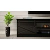Laikiklis Cama Meble TV Spintelė - Granero 200x56,7x35 Juoda Blizgi