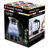Russell Hobbs Virdulys stiklinis klasikinio dizaino su LED apšvietimu (1,7 l, 2400 W, greito virimo funkcija, optimizuotas stiklinis snapelis, nuimamas dangtis, l