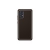 Dėklas QA325TBE minkštas skaidrus dangtelis, skirtas Samsung Galaxy A32 Juodas (Juodas)