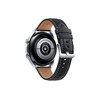 Išmanusis laikrodis Samsung Galaxy Watch3 (41 mm), Sidabrinės spalvos korpusas su juodos spalvos odiniu dirželiu