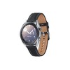 Išmanusis laikrodis Samsung Galaxy Watch3 (41 mm), Sidabrinės spalvos korpusas su juodos spalvos odiniu dirželiu
