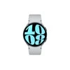 Išmanusis laikrodis Samsung Galaxy Watch 6 LTE, 44 mm, Sidabrinės spalvos korpusas su pilkos spalvos dirželiu