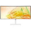 Samsung S65TC computer monitorius 86.4 cm (34") 3440 x 1440 pikselių UltraWide Quad HD LED Baltas