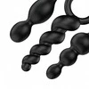 Satisfyer Booty Call Juodas - Set of 3 Ergonomic Silicone Plugs