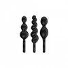 Satisfyer Booty Call Juodas - Set of 3 Ergonomic Silicone Plugs