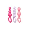 Satisfyer Booty Call kaiščių rinkinys, trijų skirtingų formų