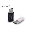 USB Adapteris - Savio AK-31 Micro USB Į USB-C Juodas