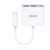USB tipo C HDMI adapteris, USB 3.0, PD SAVIO AK-48